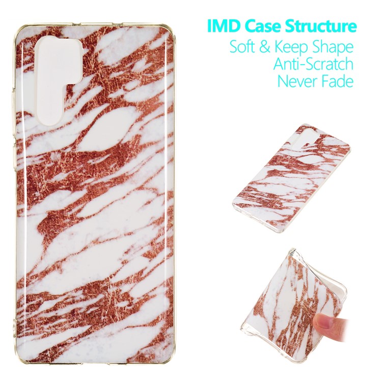 Marble Pattern Printing IMD TPU Phone Case for Huawei P30 Pro - Style X-1