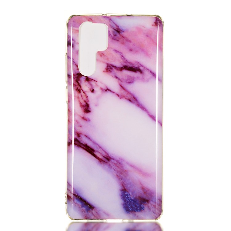 Marble Pattern IMD TPU Soft Back Case for Huawei P30 Pro - Style A-2