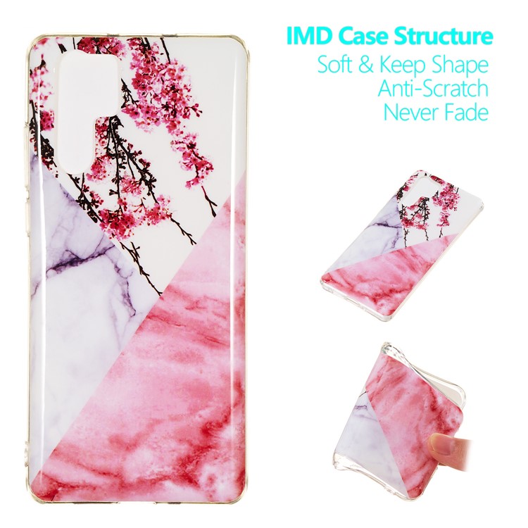 Marble Pattern IMD TPU Soft Back Shell for Huawei P30 Pro - Style C-1