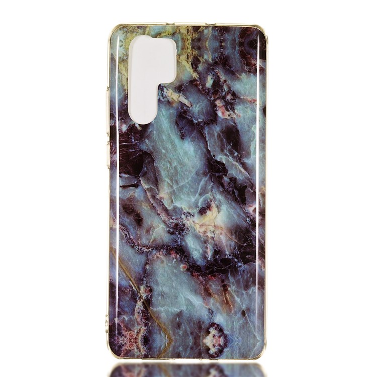 Marble Pattern IMD TPU Soft Back Casing for Huawei P30 Pro - Style D-2