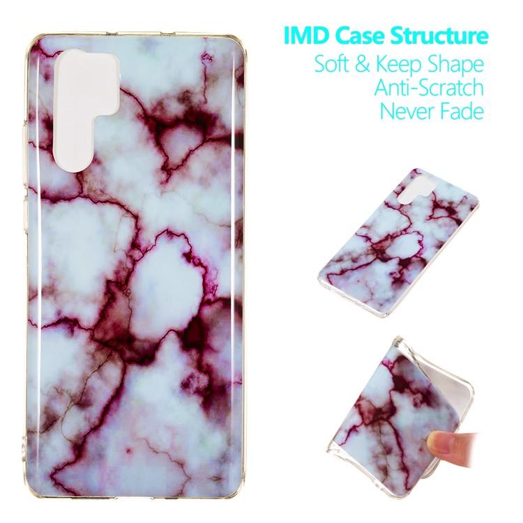 Marble Pattern IMD TPU Soft Mobile Phone Case for Huawei P30 Pro - Style E-1