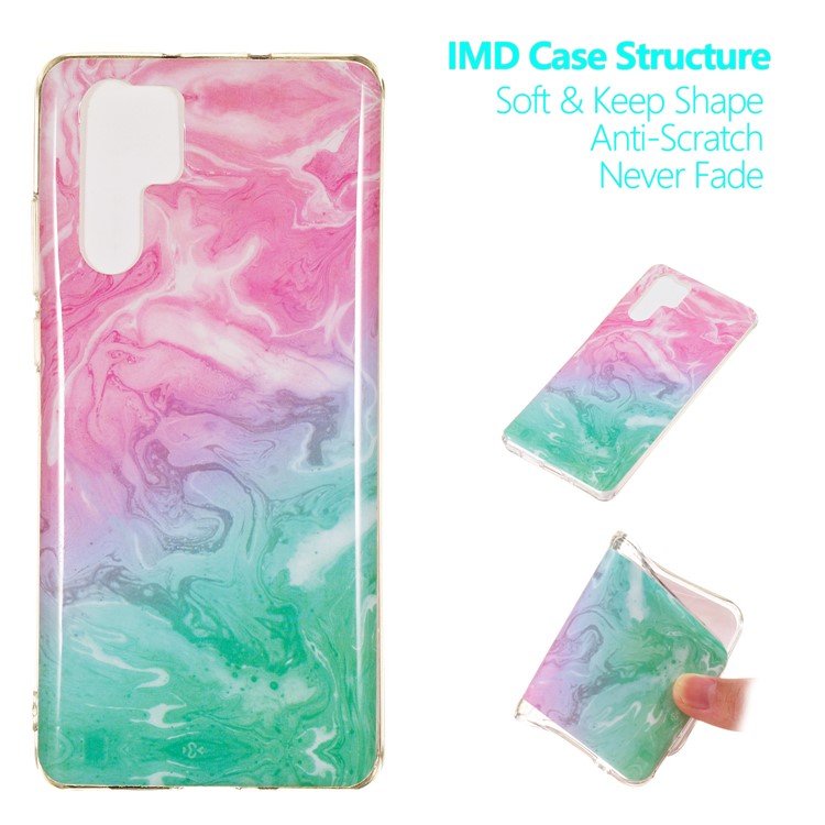 Marble Pattern IMD TPU Soft Cell Phone Case for Huawei P30 Pro - Style F-1
