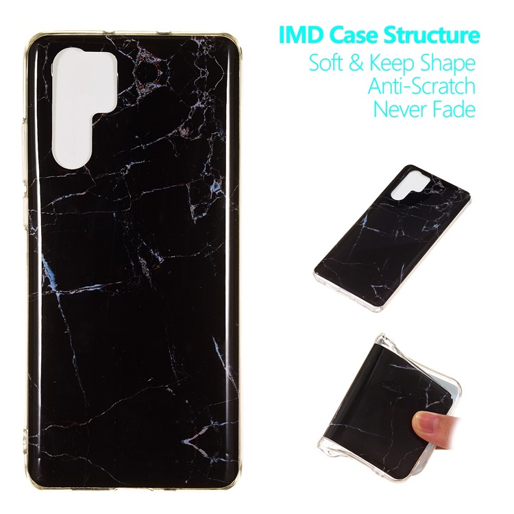 Marble Pattern IMD TPU Soft Protective Back Case for Huawei P30 Pro - Style G-1