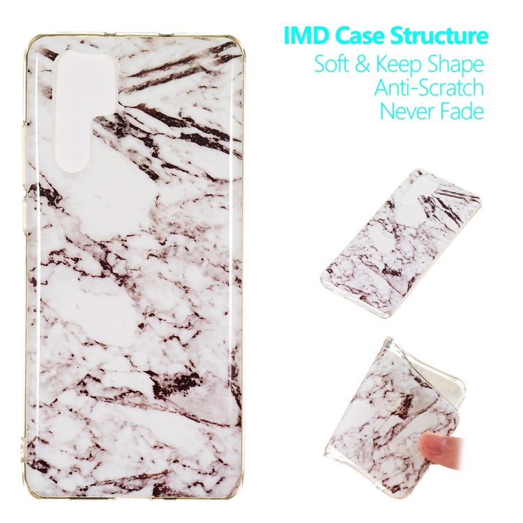 Marble Pattern IMD TPU Soft Protective Back Cover for Huawei P30 Pro - Style H-1