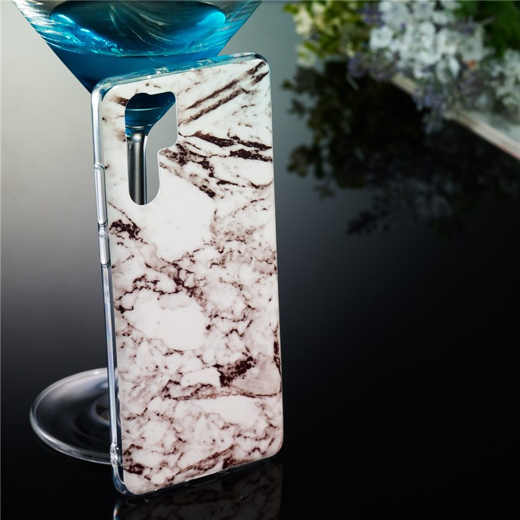 Marble Pattern IMD TPU Soft Protective Back Cover for Huawei P30 Pro - Style H-5