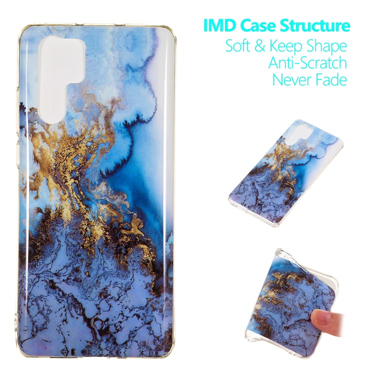 Marble Pattern IMD TPU Soft Protective Back Shell for Huawei P30 Pro - Style I-1