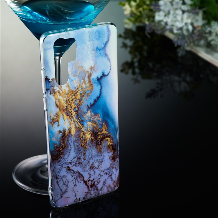 Marmormuster IMD TPU Weiche Schutzschale Für Huawei P30 Pro - Stil I-5