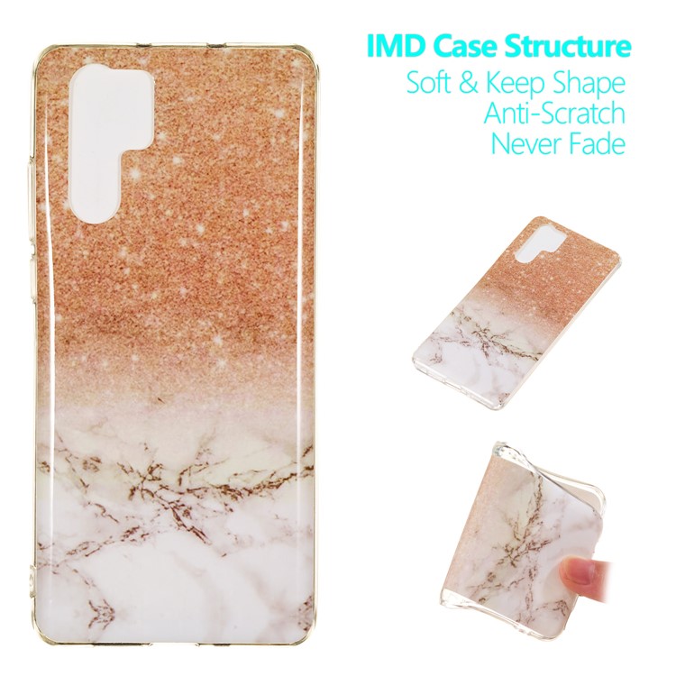 Marble Pattern IMD TPU Soft Protective Back Cover for Huawei P30 Pro - Style J-1