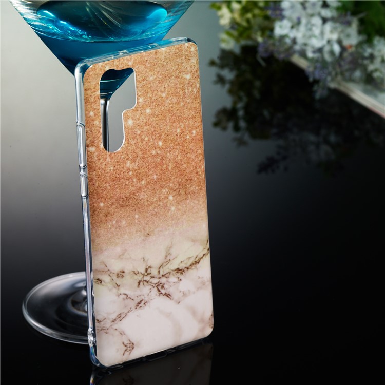 Marble Pattern IMD TPU Soft Protective Back Cover for Huawei P30 Pro - Style J-5