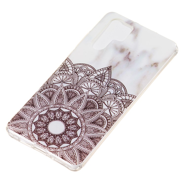 Marble Pattern IMD Flexible TPU Soft Back Case for Huawei P30 Pro - Style L-3