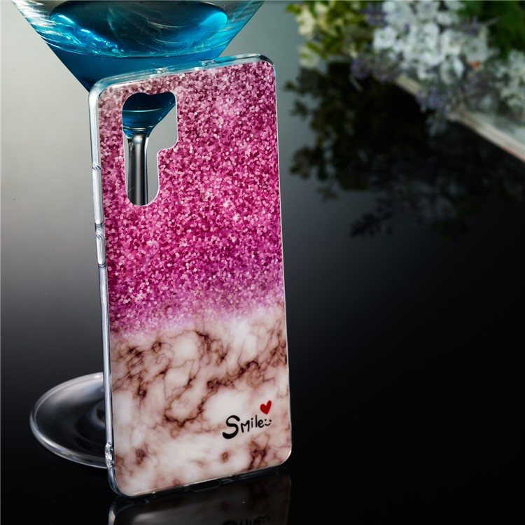 Marble Pattern Printing IMD TPU Phone Casing for Huawei P30 Pro - Style D-6