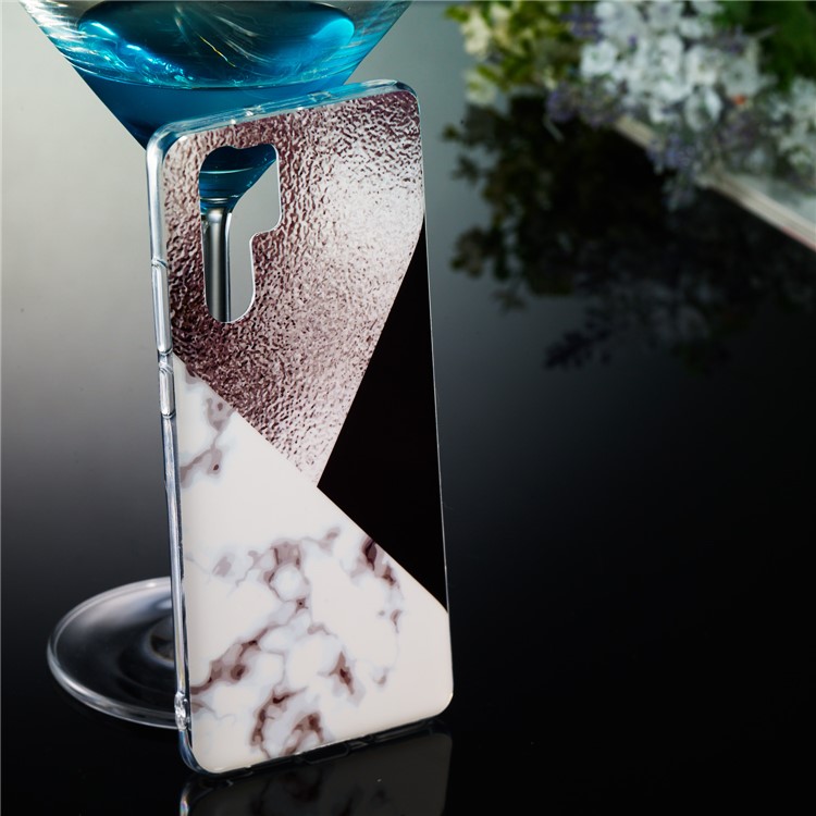 Marble Pattern Printing IMD TPU Mobile Phone Case for Huawei P30 Pro - Style E-5