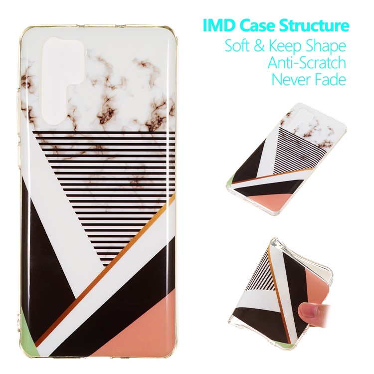 Marble Pattern Printing IMD TPU Cell Phone Case for Huawei P30 Pro - Style F-1