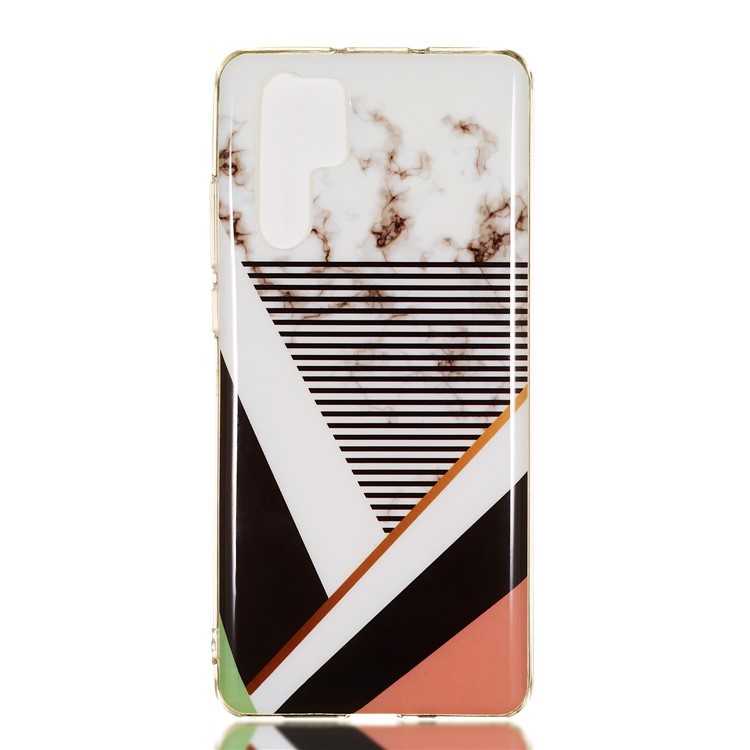 Marble Pattern Printing IMD TPU Cell Phone Case for Huawei P30 Pro - Style F-2
