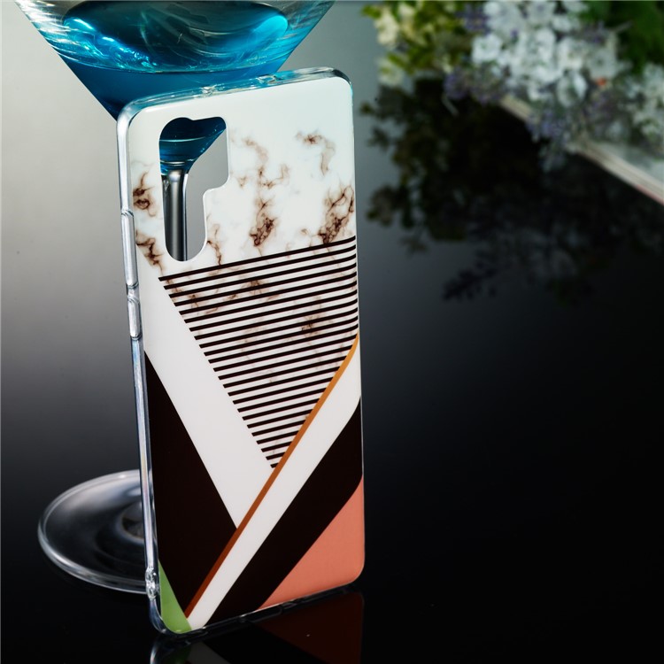 Marble Pattern Printing IMD TPU Cell Phone Case for Huawei P30 Pro - Style F-5