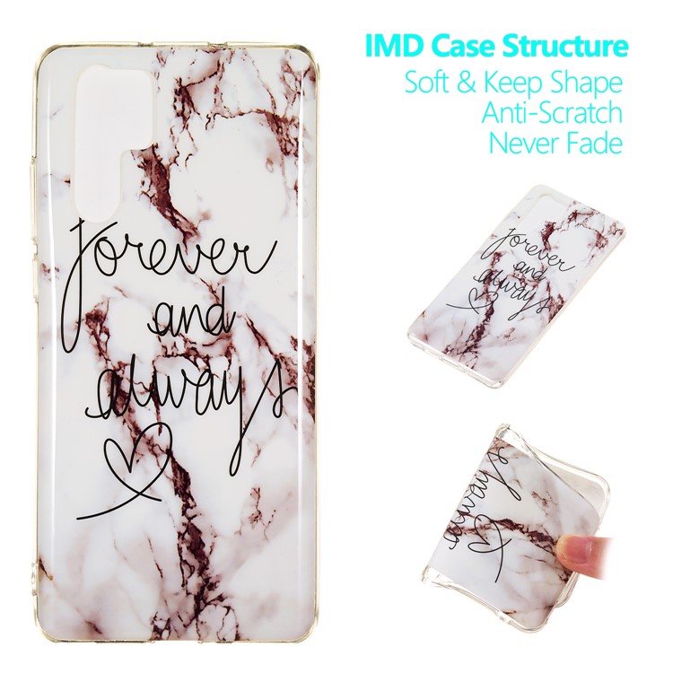Marble Pattern Printing IMD TPU Protective Case for Huawei P30 Pro - Style G-1