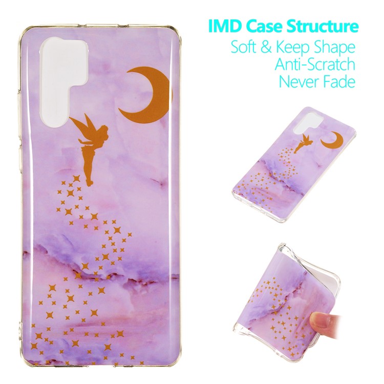 Marble Pattern Printing IMD TPU Protective Cover for Huawei P30 Pro - Style H-1