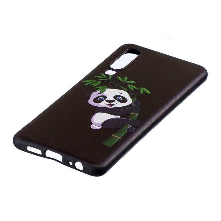 Pattern Printing Embossment Soft TPU Cell Phone Shell for Huawei P30 - Panda Pattern-5