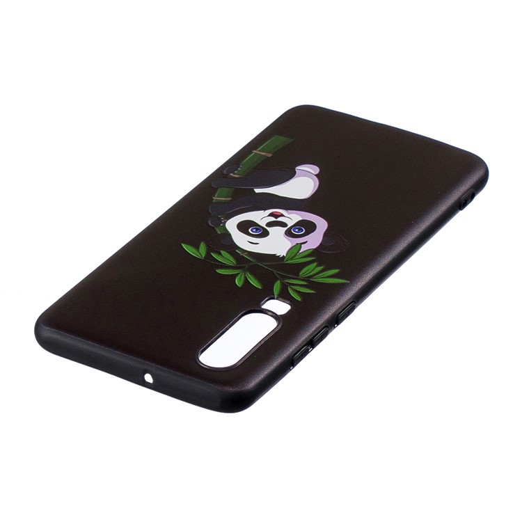 Pattern Printing Embossment Soft TPU Cell Phone Shell for Huawei P30 - Panda Pattern-6