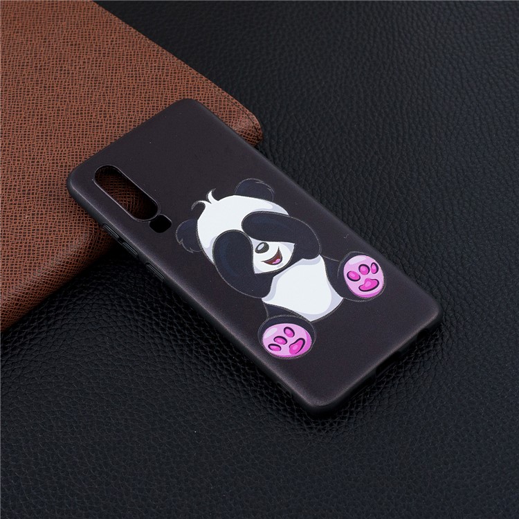 Pattern Printing Embossment Soft TPU Mobile Casing for Huawei P30 - Cute Panda-2