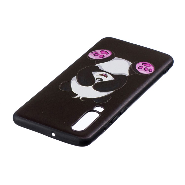 Pattern Printing Embossment Soft TPU Mobile Casing for Huawei P30 - Cute Panda-6