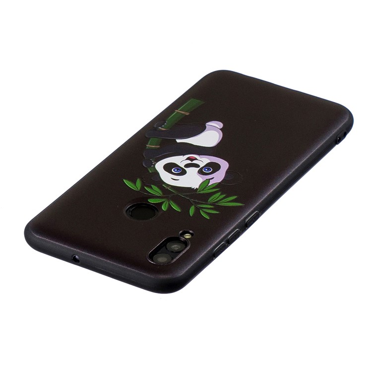 Embossed Pattern TPU Phone Casing for Huawei P Smart (2019) / Honor 10 Lite - Panda and Bamboo-4