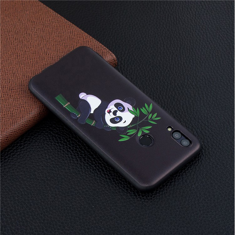 Embossed Pattern TPU Phone Casing for Huawei P Smart (2019) / Honor 10 Lite - Panda and Bamboo-7