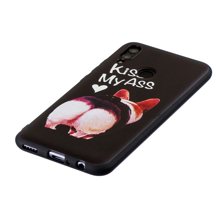 Em Relevo Padrão TPU Telefone Celular Caso Acessório Para Huawei P Inteligente (2019) / Honrar 10 Lite - Vá Se Danar-3