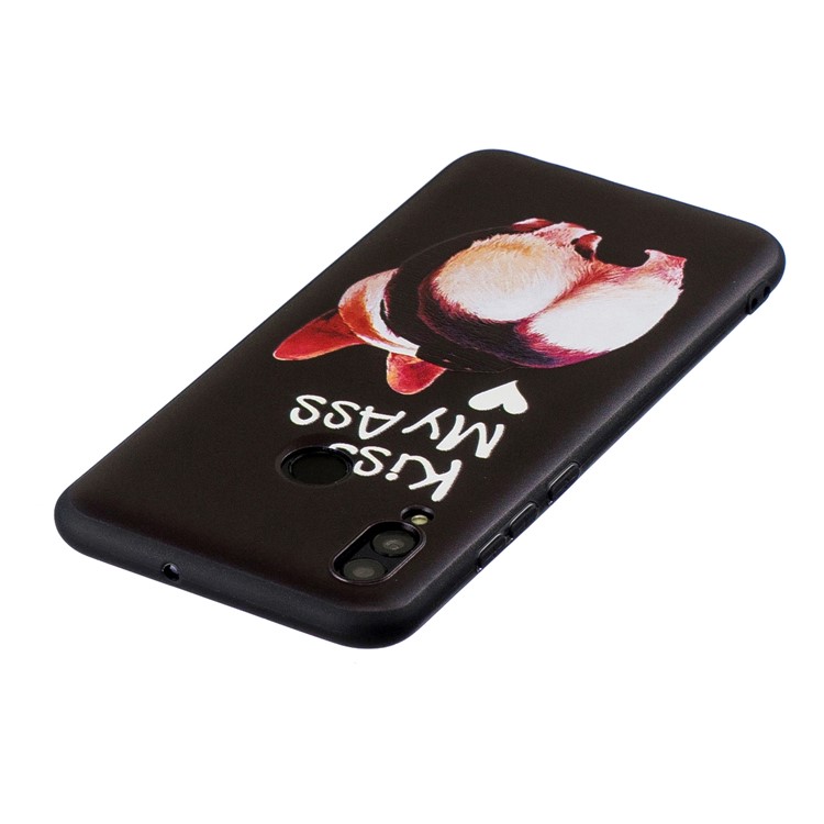 Em Relevo Padrão TPU Telefone Celular Caso Acessório Para Huawei P Inteligente (2019) / Honrar 10 Lite - Vá Se Danar-4
