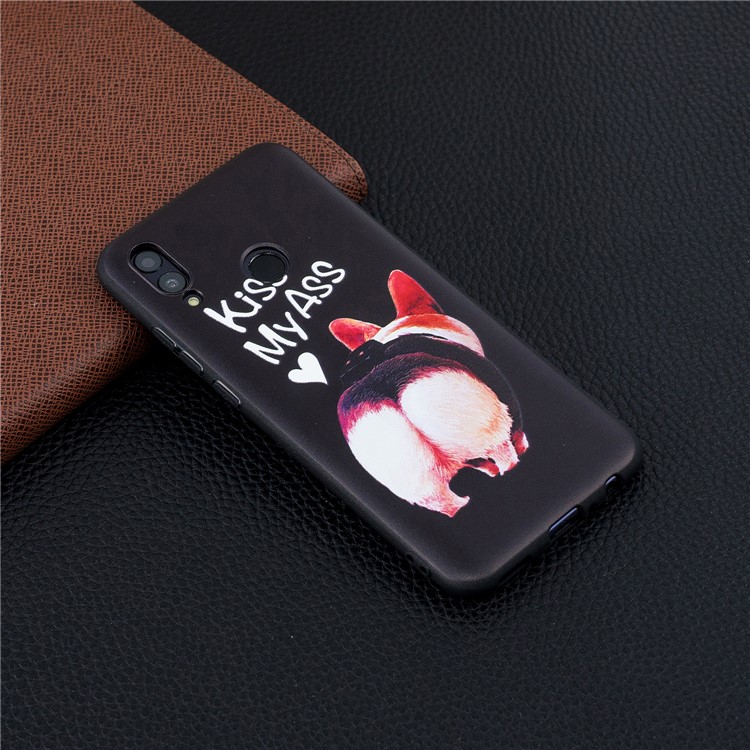 Em Relevo Padrão TPU Telefone Celular Caso Acessório Para Huawei P Inteligente (2019) / Honrar 10 Lite - Vá Se Danar-6