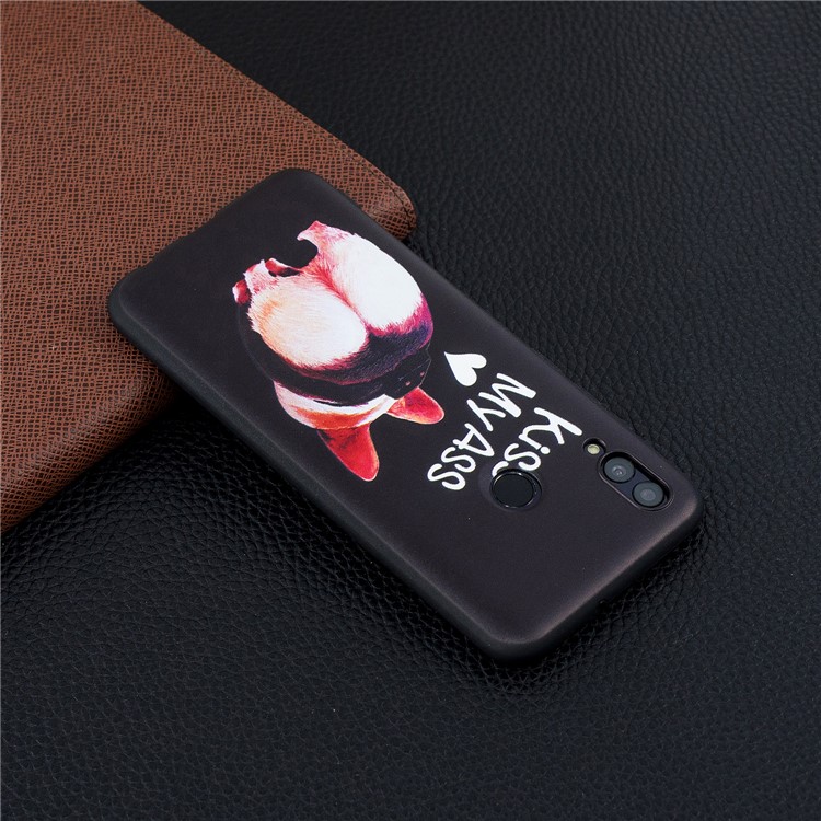 Em Relevo Padrão TPU Telefone Celular Caso Acessório Para Huawei P Inteligente (2019) / Honrar 10 Lite - Vá Se Danar-7