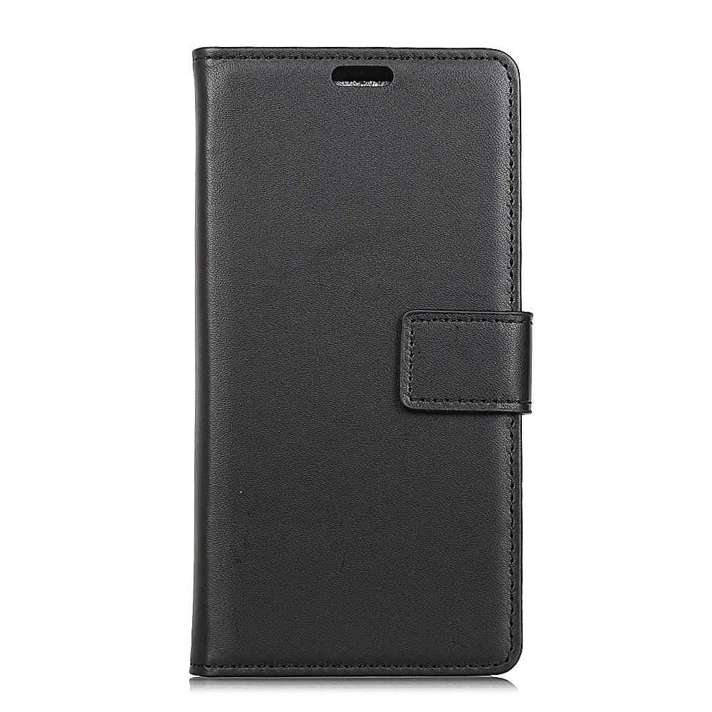 Portafoglio Stand Flip PU In Pelle Mobile Shell Involucro Per Huawei Honor 8A - Nero