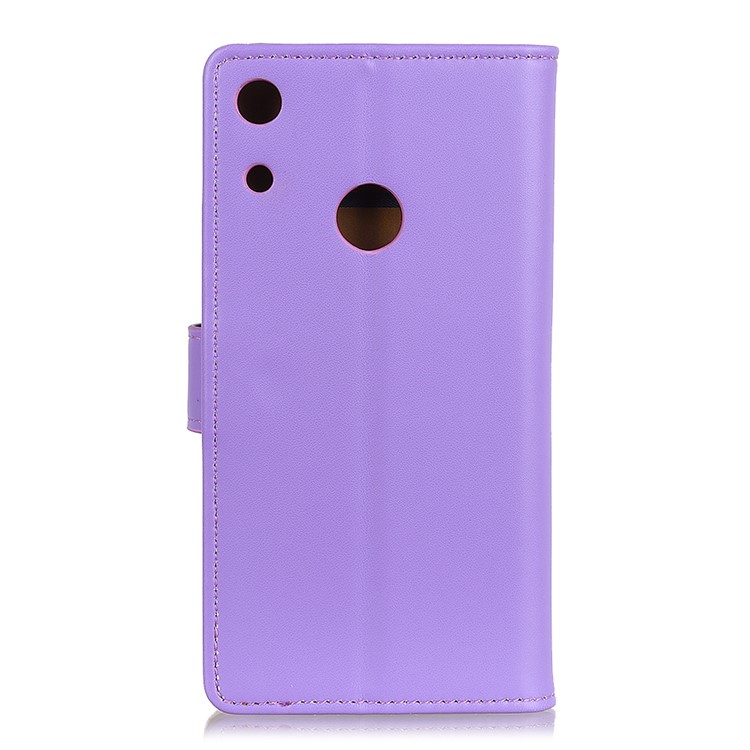 Wallet Stand Flip PU Leather Case for Huawei Honor 8A - Purple-2