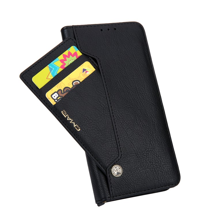 CMAI2 PU Leather Stand Wallet Mobile Case for Huawei Mate 20 Pro - Black-10