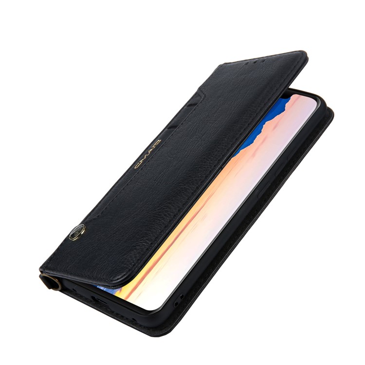 CMAI2 PU Leather Stand Wallet Mobile Case for Huawei Mate 20 Pro - Black-11
