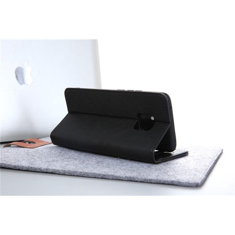 CMAI2 PU Leather Stand Wallet Mobile Case for Huawei Mate 20 Pro - Black-22