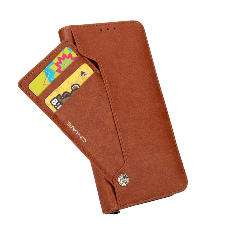 CMAI2 PU Leather Stand Wallet Mobile Casing for Huawei Mate 20 Pro - Brown-10
