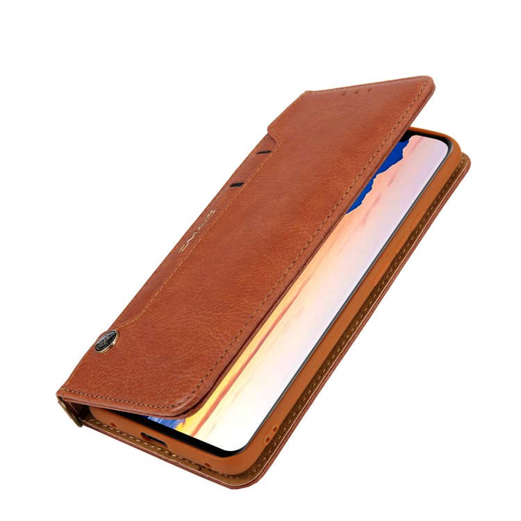 CMAI2 PU Leather Stand Wallet Mobile Casing for Huawei Mate 20 Pro - Brown-11