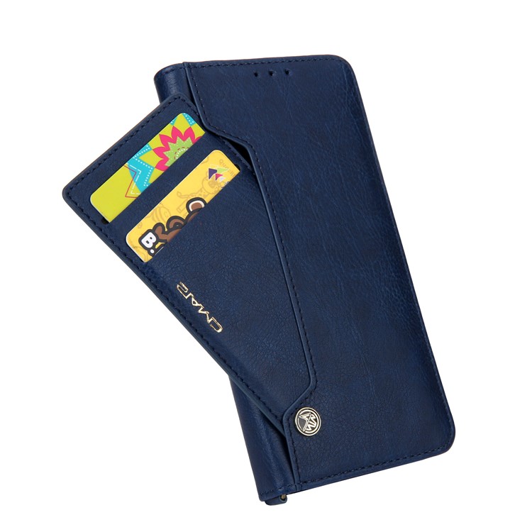 CMAI2 PU Leather Stand Wallet Mobile Cover for Huawei Mate 20 Pro - Blue-10