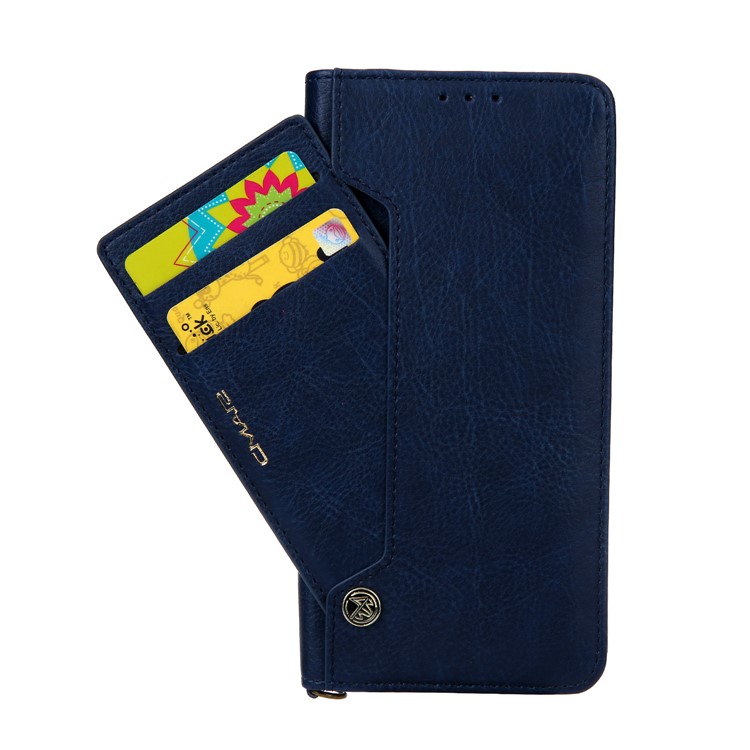CMAI2 PU Leather Stand Wallet Mobile Cover for Huawei Mate 20 Pro - Blue-4