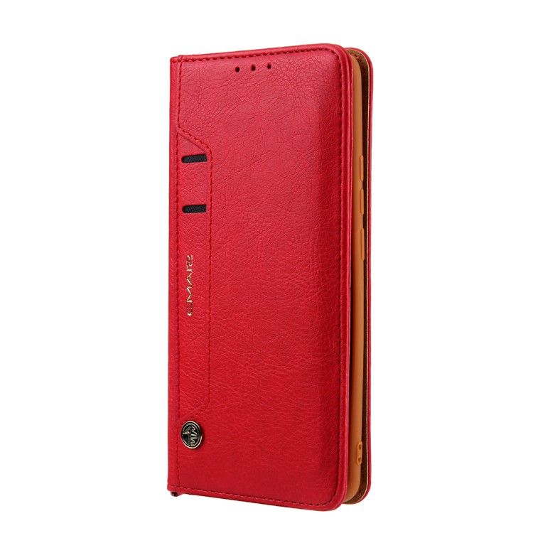 La Cáscara Del Teléfono De La Cartera Del Soporte Del Cuero De La PU CMAI2 Para Huawei Mate 20 Favorable - Rojo-2