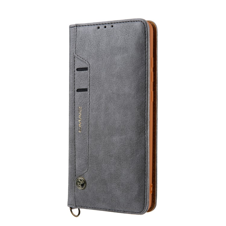 CMAI2 PU Leather Stand Wallet Cell Phone Case for Huawei Mate 20 - Grey-2