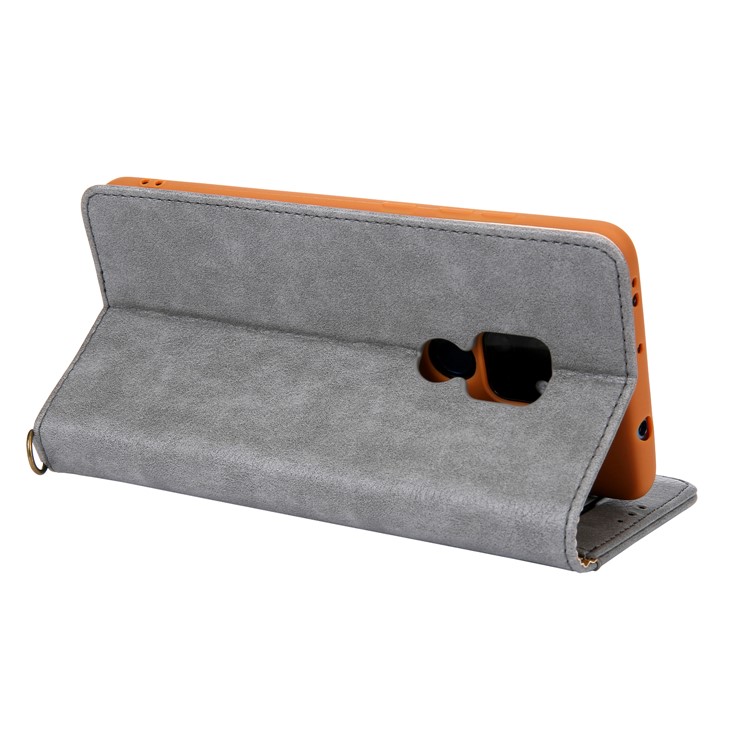 CMAI2 PU Leather Stand Wallet Cell Phone Case for Huawei Mate 20 - Grey-7