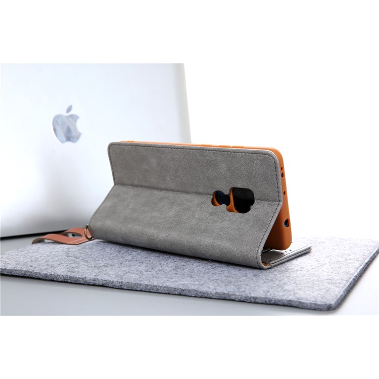 CMAI2 PU Leather Stand Wallet Cell Phone Case for Huawei Mate 20 - Grey-8