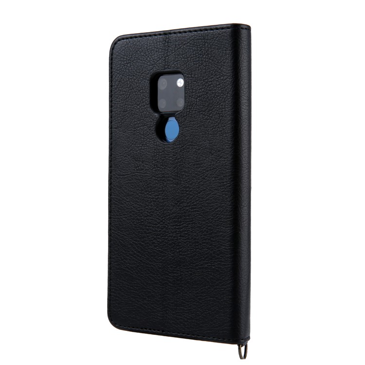 CMAI2 PU Leather Stand Wallet Cell Phone Casing for Huawei Mate 20 - Black-3
