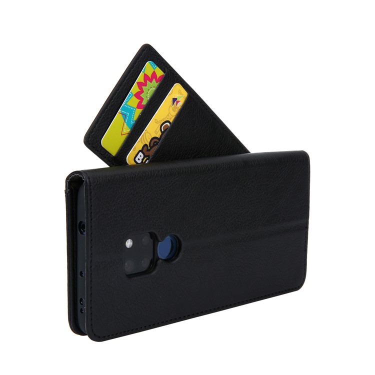 CMAI2 PU Leather Stand Wallet Cell Phone Casing for Huawei Mate 20 - Black-4