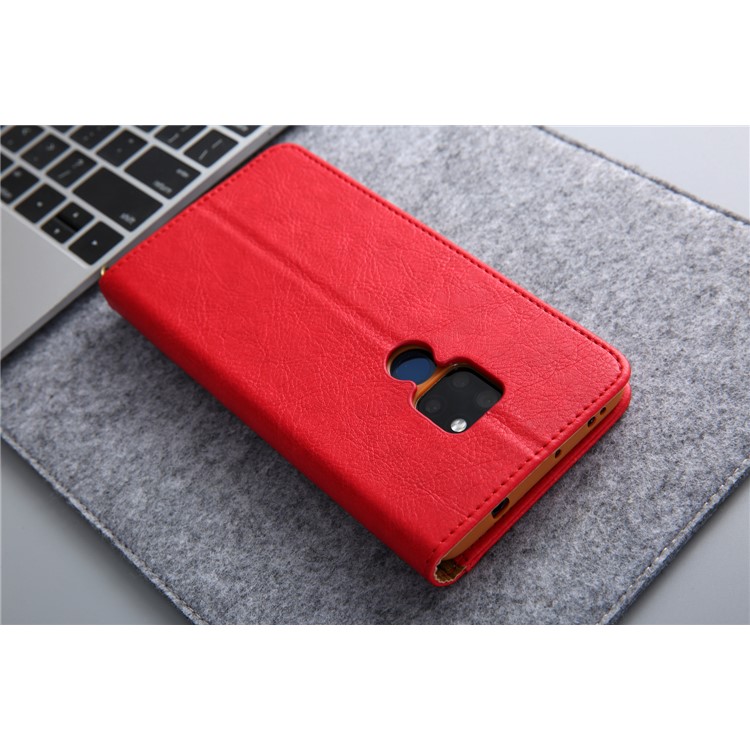 CMAI2 PU Leather Stand Wallet Cell Phone Cover for Huawei Mate 20 - Red-10