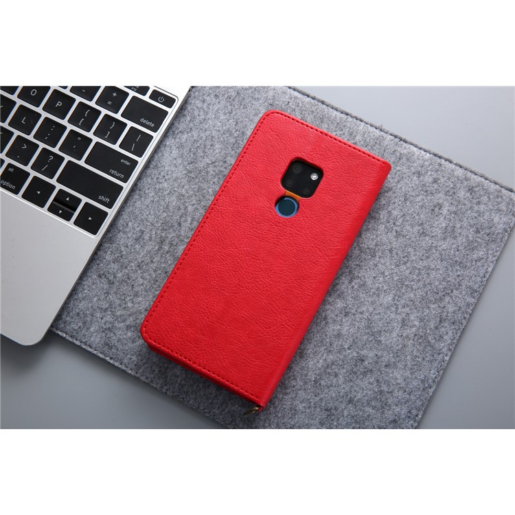 CMAI2 PU Leather Stand Wallet Cell Phone Cover for Huawei Mate 20 - Red-9