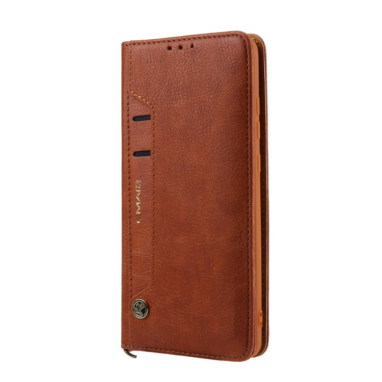 CMAI2 PU Leather Stand Wallet Mobile Casing for Huawei Mate 20 - Brown-2