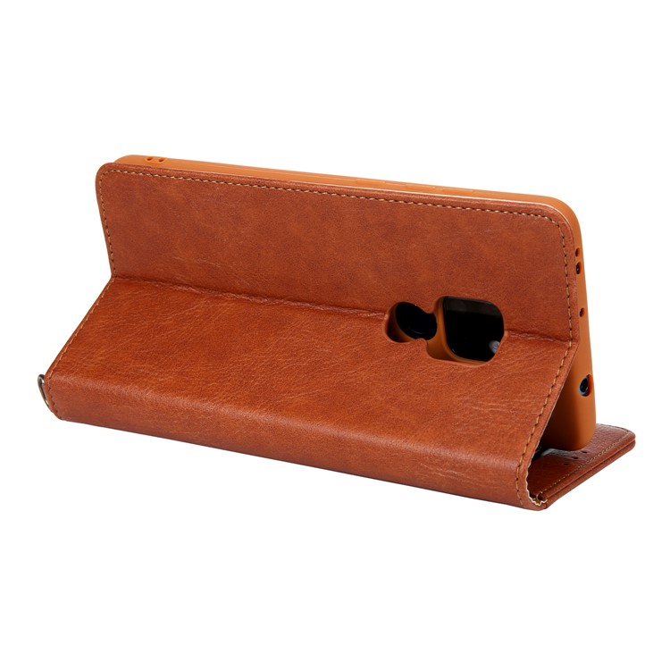 CMAI2 PU Leather Stand Wallet Mobile Casing for Huawei Mate 20 - Brown-7